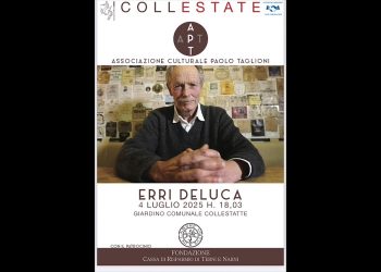 Erri de Luca a Collestatte per ricordare Eugenia D’Elmbach