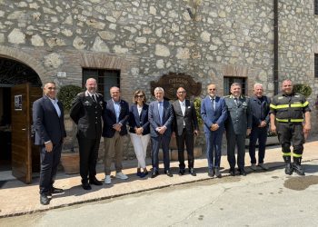 Le autorità in visita alla Comunità Incontro di Amelia