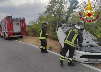 San Gemini: giovane si ribalta con l’auto lungo la Sp41