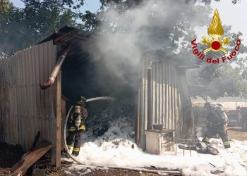 Fabro: brucia annesso agricolo. Ustionato il proprietario
