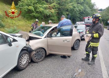 Nocera Umbra: scontro con quattro feriti lungo la Flaminia
