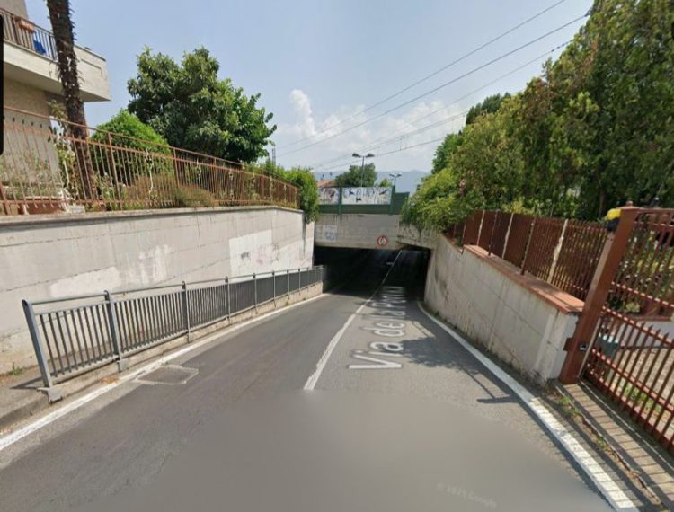 L'area dell'incidente (screen Maps)