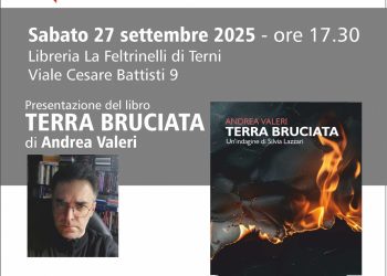 Ecco ‘Terra Bruciata’: romanzo di Andrea Valeri ambientato a Terni