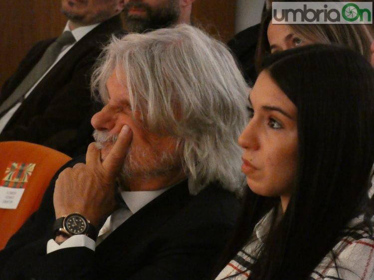Massimo Ferrero e la presidente Claudia Rizzo