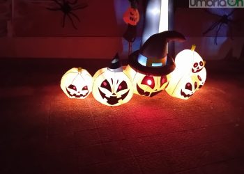 Un ‘giardino mostruoso’ per festeggiare Halloween: Federica dona la sua creatività