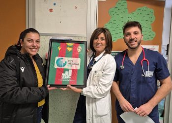 La Ternana Futsal vicina al reparto di pediatria di Terni