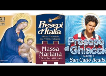 Massa Martana: il presepe di ghiaccio celebra San Carlo Acutis