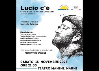 Narni: una notte per Lucio Dalla al teatro Manini