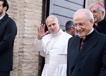 La ‘prima’ di Papa Prevost in Umbria – Le foto