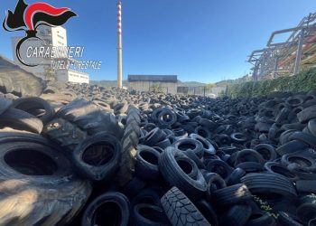 Nera Montoro: mille tonnellate di pneumatici stoccate irregolarmente. Denuncia e sanzioni