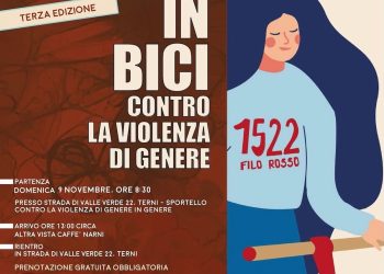 Da Terni a Narni una pedalata contro la violenza di genere