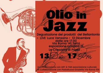 Terni: ‘Olio in Jazz’ per un’esperienza multisensoriale