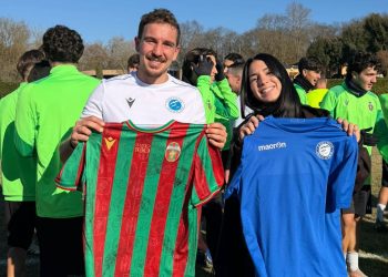 Visita alla Comunità Incontro per la Ternana Calcio. Con allenamento