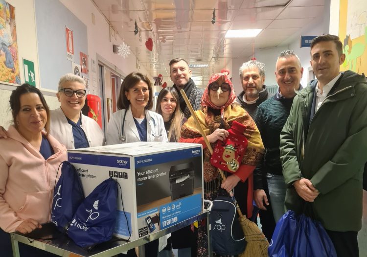 La Befana del Sap in pediatria