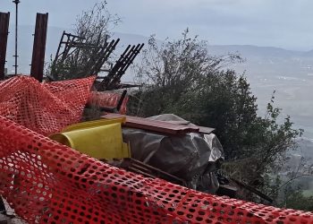 Terni: frana nella zona dell’ex convento di Sant’Onofrio di Cesi e del cantiere Pnrr