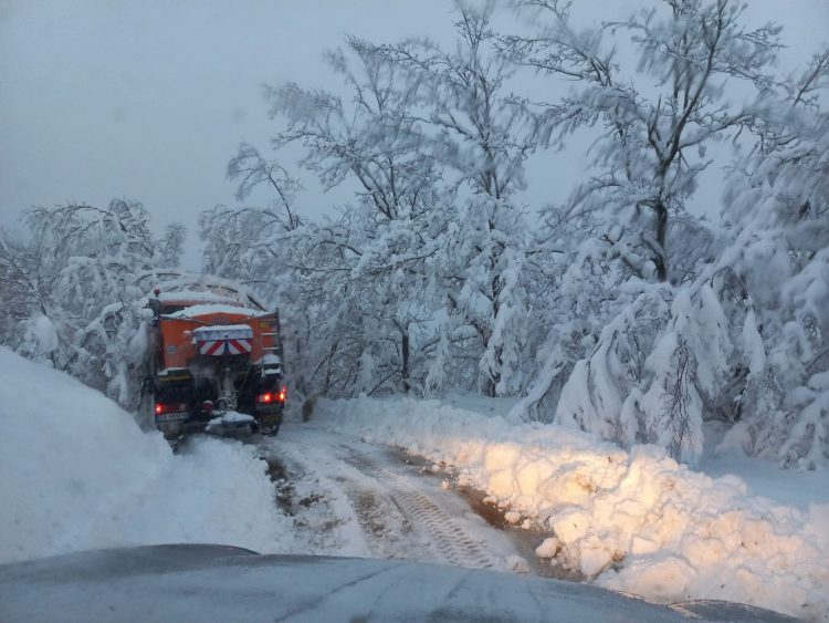 Neve in Alto Tevere