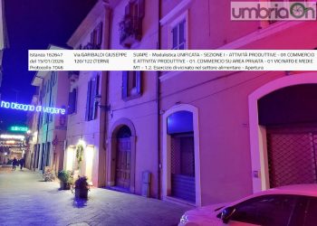 Terni, commercio: novità in via Garibaldi, via del Rivo, via Bartocci e via Capponi