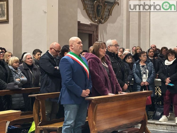 Bandecchi alla messa in basilica per San Valentino