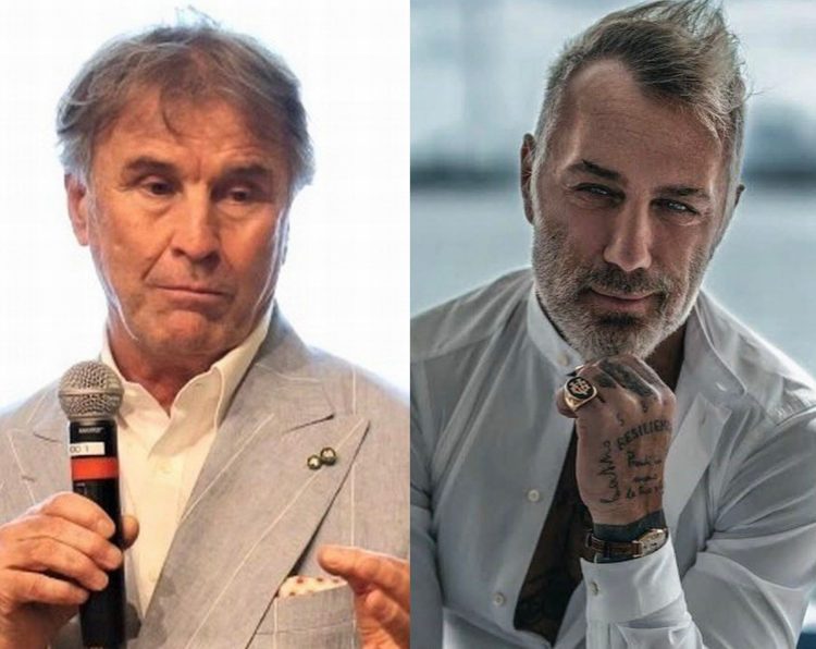 Brunello Cucinelli e Gianluca Vacchi