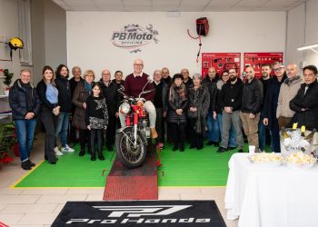 Terni: la ‘firma’ di Honda sulla nuova officina PB Moto di via Battisti