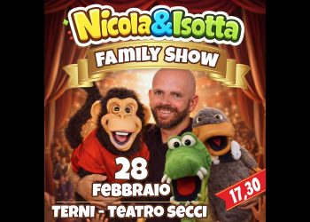 Terni: al teatro Secci arriva il Nicola & Isotta Family Show