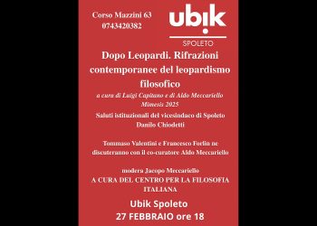 Spoleto: alla Ubik la presentazione di ‘Dopo Leopardi’