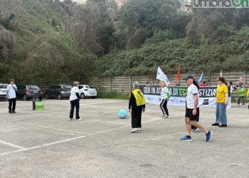 Flashmob a Terni contro l’inquinamento. «Bonifica Sin Papigno è miraggio»