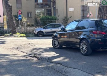 Terni: via di Porta Sant’Angelo dissestata dalle radici dei pini