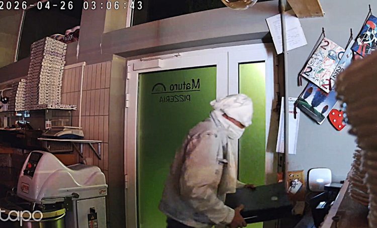 Il video del furto