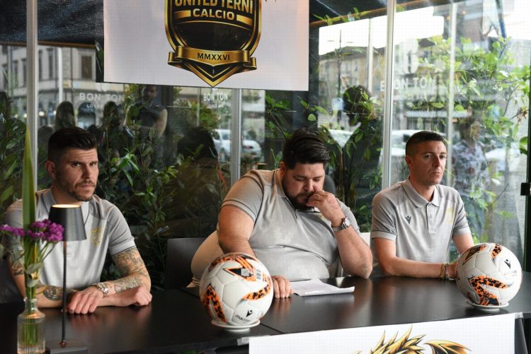 La presentazione dello United Terni
