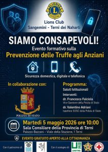 Terni incontro truffe anziani