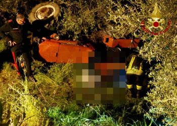 Ferentillo: si ribalta con il trattore e muore schiacciato