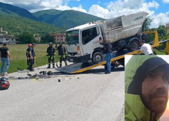 Gualdo Tadino: scontro fra moto e autocarro. Muore 53enne di Gubbio