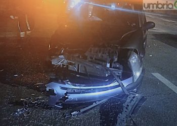 Terni: incidente a Gabelletta. Coinvolti due veicoli