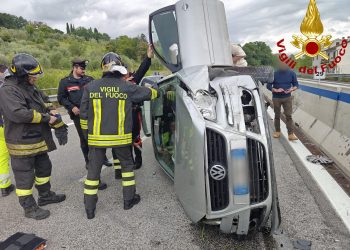 Rato: veicolo si ribalta a San Liberato di Narni. Serve l’elisoccorso