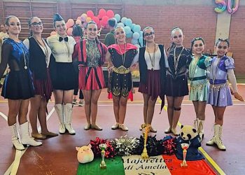 Dragonflies Majorettes di Amelia: pioggia di medaglie alla Spring Cup e ora l’Europeo in Croazia