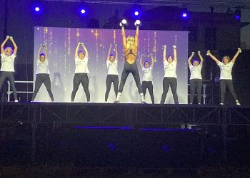 Giove: in tanti in piazza per lo spettacolo di fitness e danza