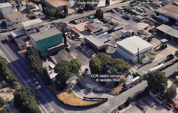 Via Ratini (screen Google Earth)