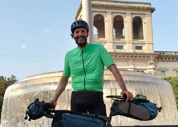 Terni: 1.300 km in bici da Darmstadt per rientrare. Il viaggio dell’ingegnere Pantaleoni