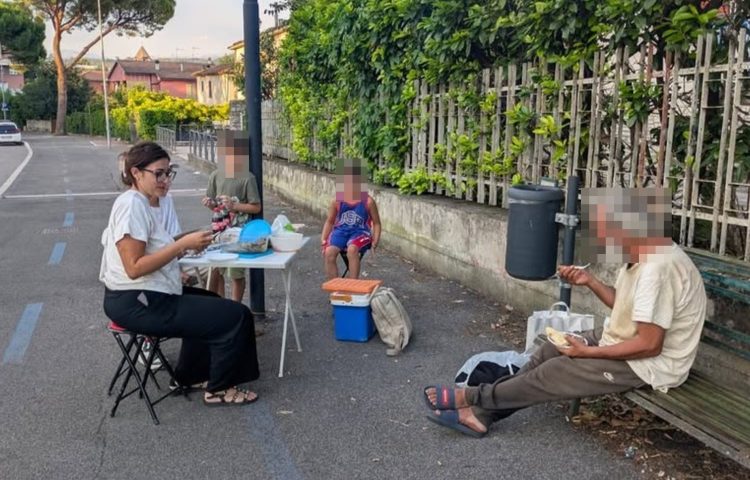 La cena in viale VIII Marzo