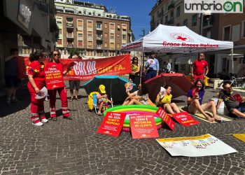 Terni e il caldo. Sondaggio di Legambiente: «Temperature medie dell’asfalto oltre i 50 °C»